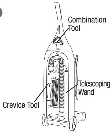 BISSELL 6850 - Attach Vacuum Hose and Tools Continued - 1