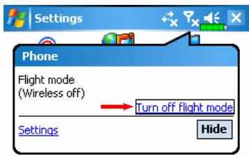 E-TEN G500 PLUS - Starting GPRS Connection - 1