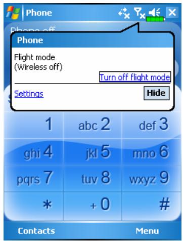 E-TEN G500 PLUS - Turning the Phone On or Off and Making Calls - 2