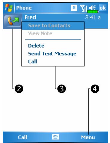 E-TEN G500 PLUS - Call from Speed Dial - 3
