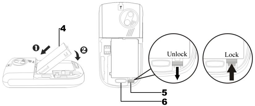 E-TEN G500 PLUS - Installing and Removing the SIM Card - 2