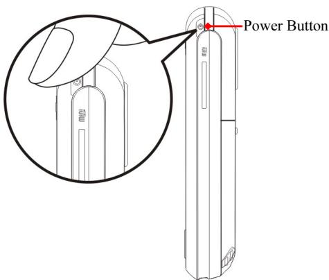 E-TEN G500 PLUS - Power On and Off - 1