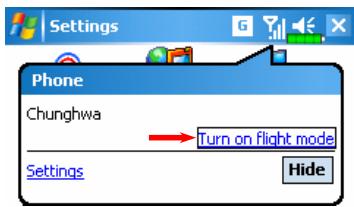 E-TEN G500 PLUS - Disconnecting GPRS - 2