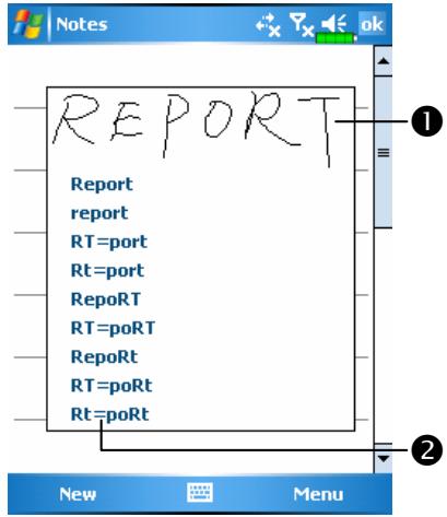 E-TEN G500 PLUS - Convert Writing to Text - 2