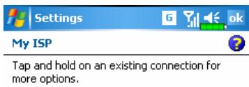 E-TEN G500 PLUS - Starting GPRS Connection - 3