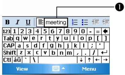 E-TEN G500 PLUS - Enter Text Using the Input Panel - 4