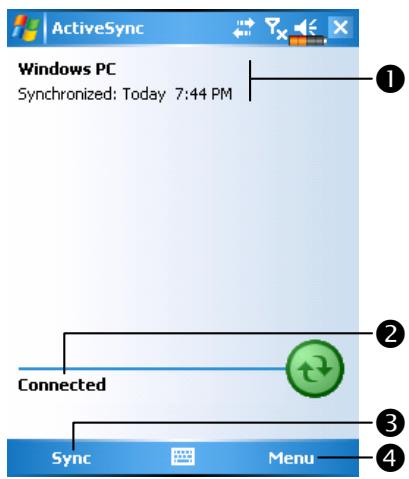 E-TEN G500 PLUS - USB Synchronization - 5