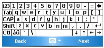 E-TEN G500 PLUS - Tap, Settings, the Connections tab, and then Connection Wizard. - 9