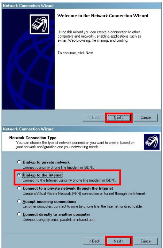 E-TEN M500 - CRefer to the following explanation to establish a new connection. - 1