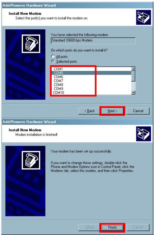 E-TEN M500 - virtualmodem. - 3