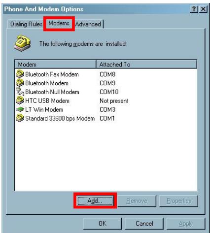 E-TEN M500 - virtualmodem. - 1