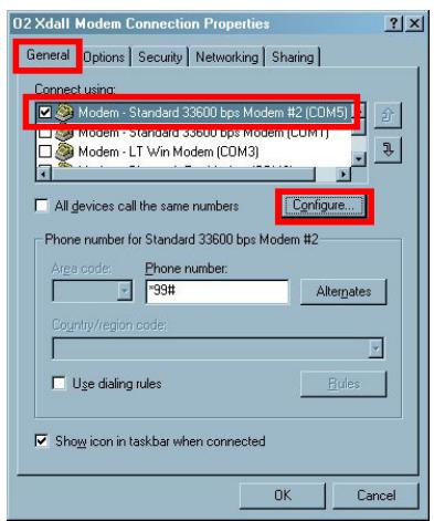 E-TEN M500 - Refer to the following explanation to set up properties of the new connection. - 2