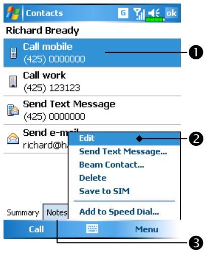 E-TEN M600 - Use the Summary Screen - 1