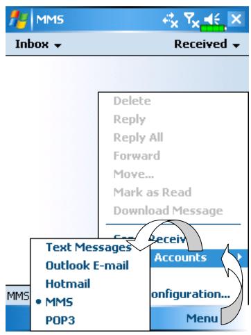 E-TEN M600 - Setting Up MMS Mailbox - 6