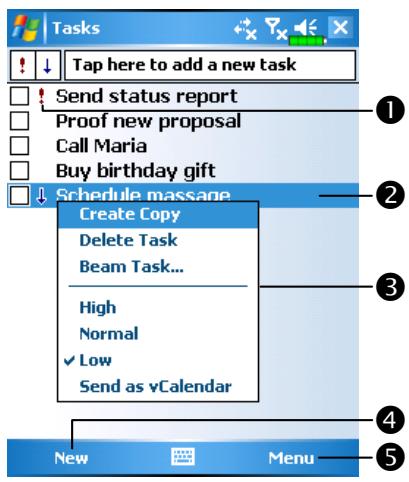 E-TEN M600 - Tasks: Keeping a To Do List - 1