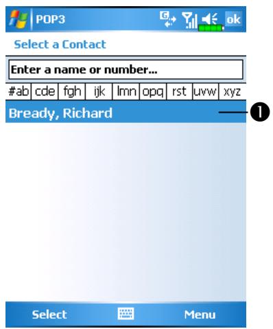 E-TEN M600 - E-mail Server Setup - 6