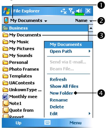 E-TEN M600 - Find and Organize Information - 3