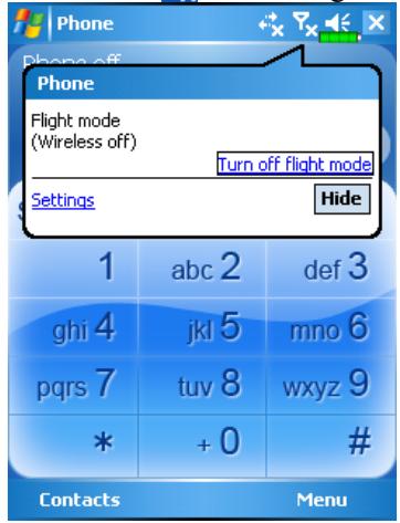 E-TEN M600 - Turning the Phone On or Off and Making Calls - 2