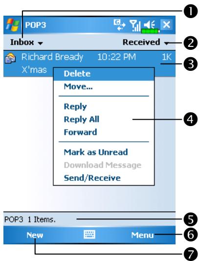 E-TEN M600 - E-mail Server Setup - 4