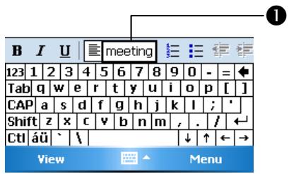 E-TEN M600 - Enter Text Using the Input Panel - 4