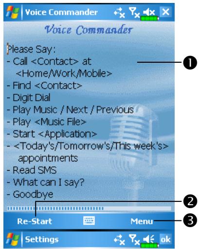 E-TEN M600 - Starting Voice Commander - 1