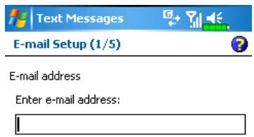E-TEN M600 - E-mail Server Setup - 1
