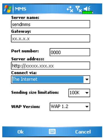 E-TEN M600 - Setting Up MMS Mailbox - 7