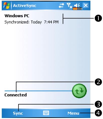 E-TEN M600 - USB Synchronization - 5