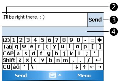 E-TEN M600 - Chatting with Contacts - 2