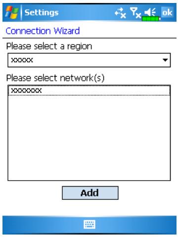 E-TEN M600 - Connection Wizard - 1