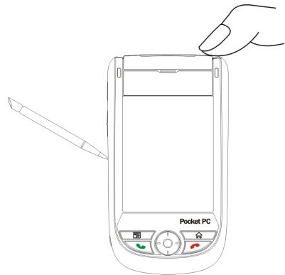 E-TEN M600 - Using the Stylus to Touch the Screen - 2