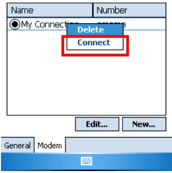 E-TEN M600 - Starting GPRS Connection - 4