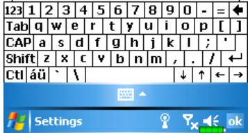 E-TEN M600 - Tasks tab. - 5