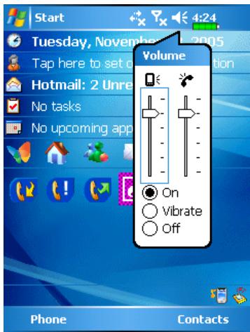 E-TEN M600 - Adjust Volume - 1