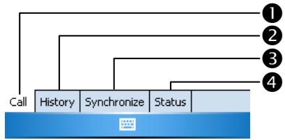 E-TEN M600 - Tap Programs, Phone, and then Call Filter. - 6