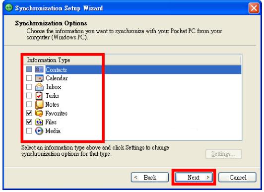 E-TEN M600 - USB Synchronization - 2