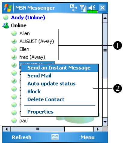 E-TEN M600 - Working with Contacts - 1