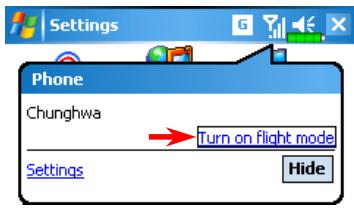 E-TEN M600 - Disconnecting GPRS - 2