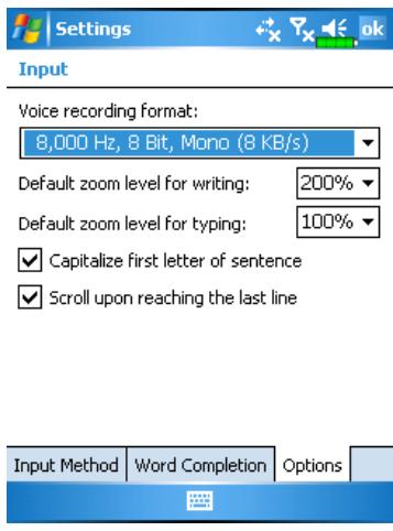 E-TEN M600 - Voice Recording Format - 1