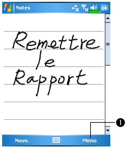 E-TEN G500+ - Écrire sur l'écran - 1