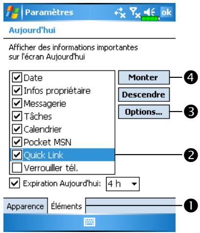 E-TEN G500+ - Liens rapides - 1