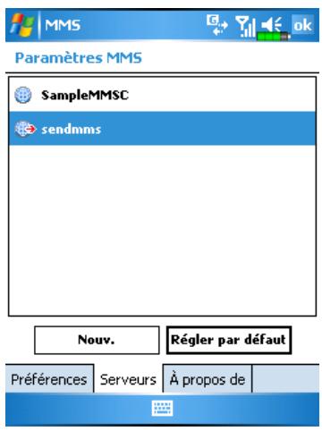 E-TEN G500+ - Configurer la boîte de messagerie MMS - 7