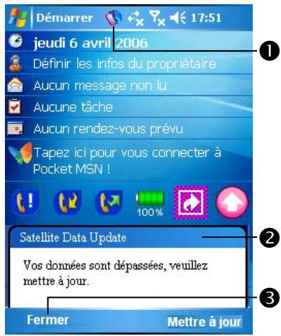 E-TEN G500+ - Mise à jour des données satellite - 8