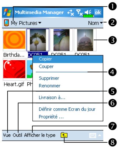 E-TEN G500+ - Aperçu des informations multimédia - 1