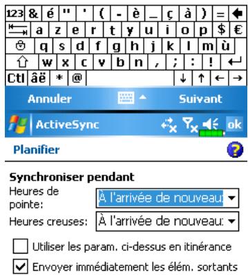 E-TEN G500+ - Paramètres d'alerte de la technologie de poussée directe - 2
