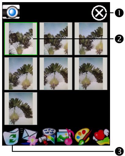 E-TEN G500+ - Gérer les photos prises avec la fonction capture en continu - 1