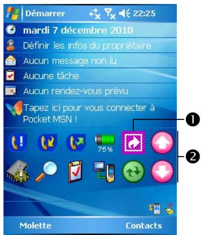 E-TEN G500+ - Liens rapides - 5