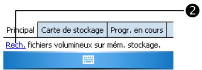 E-TEN G500+ - Consulter l'état de la mémoire - 3