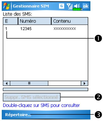 E-TEN G500+ - Gestion SMS - 1