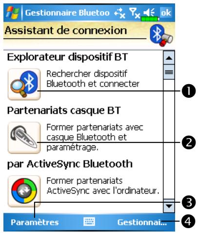 E-TEN G500+ - Assistant de connexion bluetooth - 1